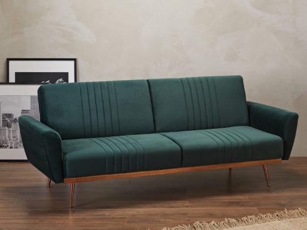 LPD Furniture Nico Sofa Bed Green Sofa Bed