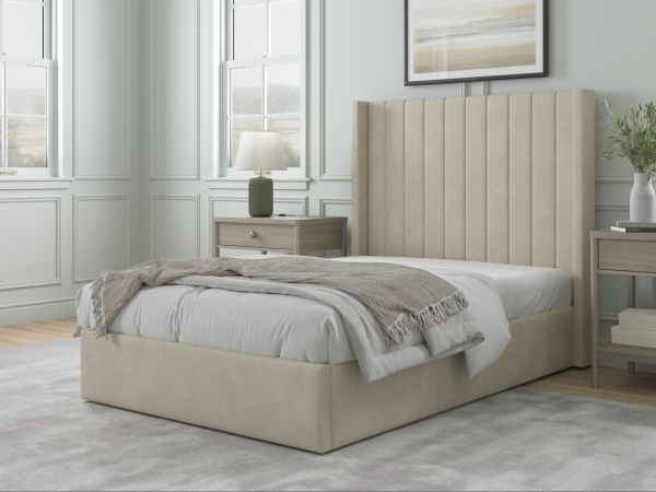 Snuggle Beds Noah Super King Ivory Ottoman Bed