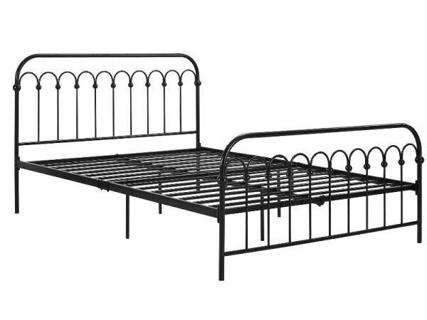 Dorel Novogratz Bright Pop Double Black Metal Bed