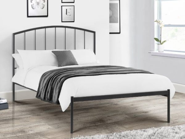 Julian Bowen Onyx Bed Double Metal Bed