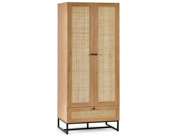 Julian Bowen Padstow Wardrobe Oak Wardrobe