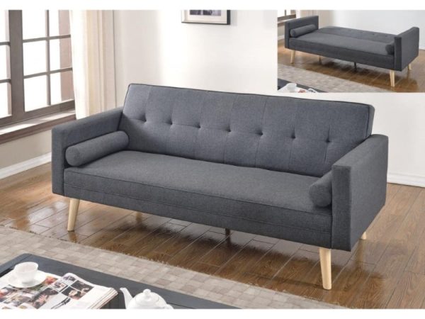 Heartlands Furniture Paris Sofa Bed Dark Grey Sofa Bed