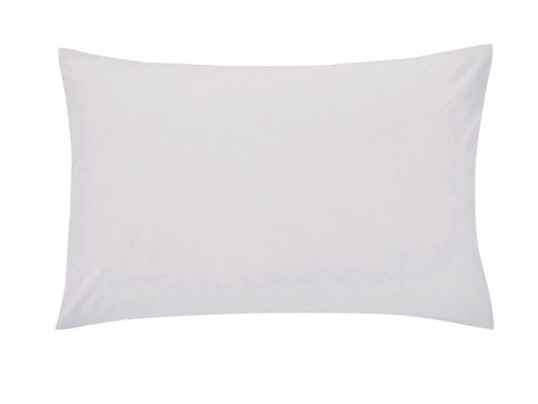 Helena Springfield Plain Dye Large Pillowcase 90 x 50cm Silver Pillow Case