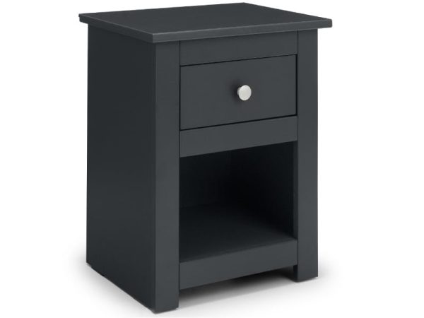 Julian Bowen Radley Bedside Anthracite Bedside Chest