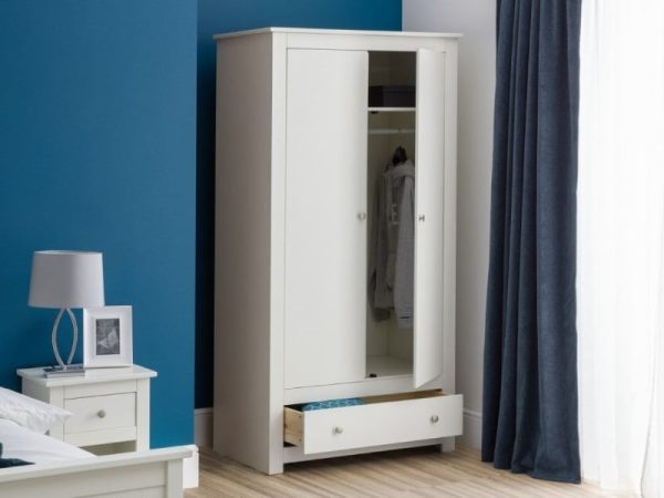 Julian Bowen Radley Wardrobe Surf White Wardrobe