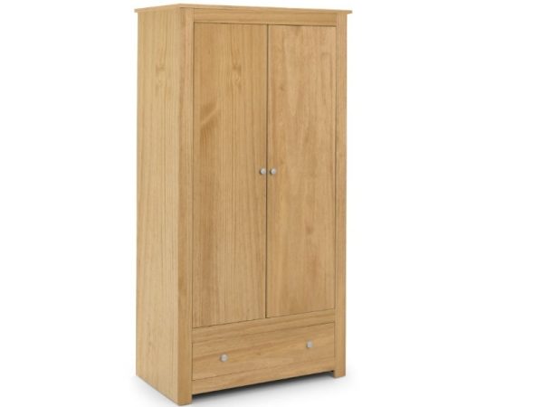 Julian Bowen Radley Wardrobe Waxed Pine Wardrobe