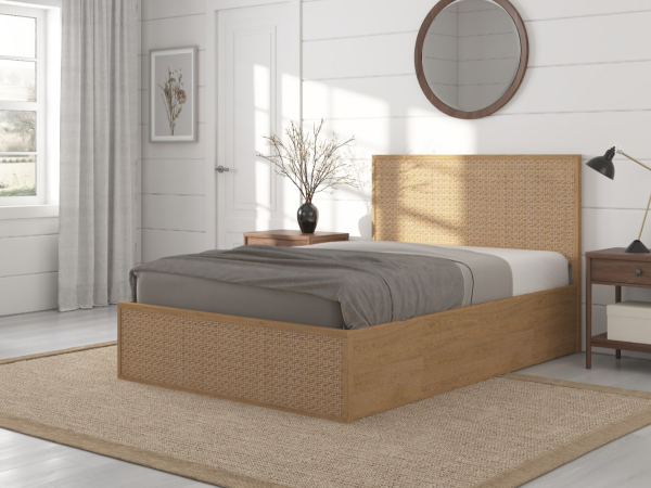 Snuggle Beds Raphael Oak Ottoman Bed Double Ottoman Bed