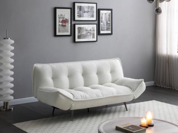 Limelight Remi Sofa Bed Cream Sofa Bed