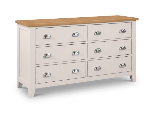 Julian Bowen Richmond 6 Drawer Wide Chest Drawer Chest