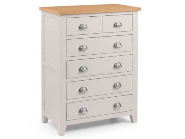 Julian Bowen Richmond 4 plus 2 Drawer Chest Drawer Chest