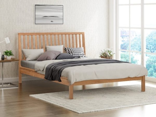 Flintshire Furniture Rowley King Size Smoked Oak Wooden Bed