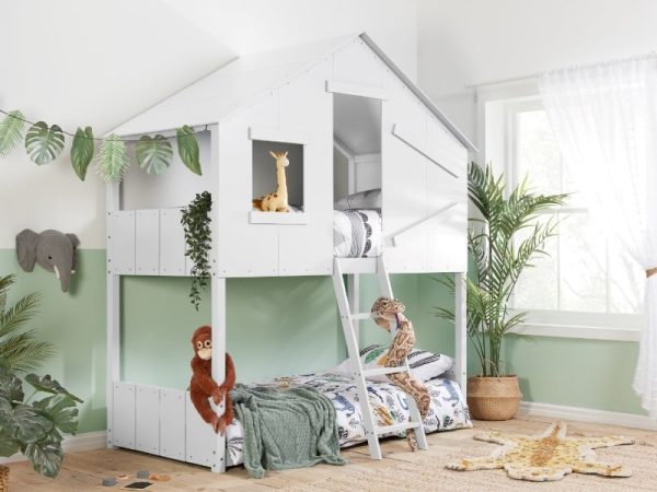 Birlea Safari Bunk Bed Single White Bunk Bed