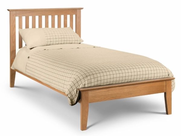 Julian Bowen Salerno Single Oak Wooden Bed