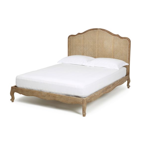 Sienna Rattan Bed Weathered Oak Rattan Double