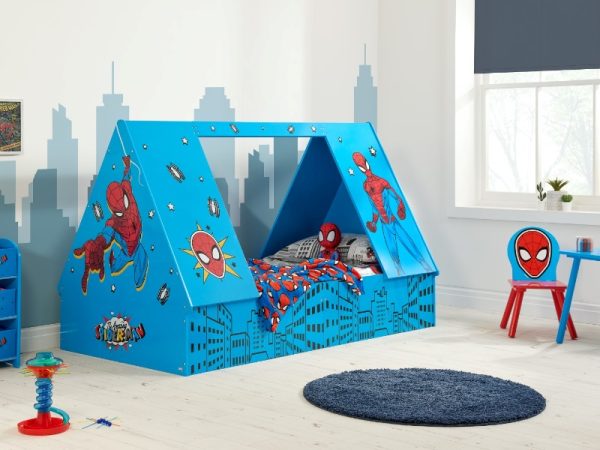 Disney Home Spider Man Tent Bed Single Childrens Bed