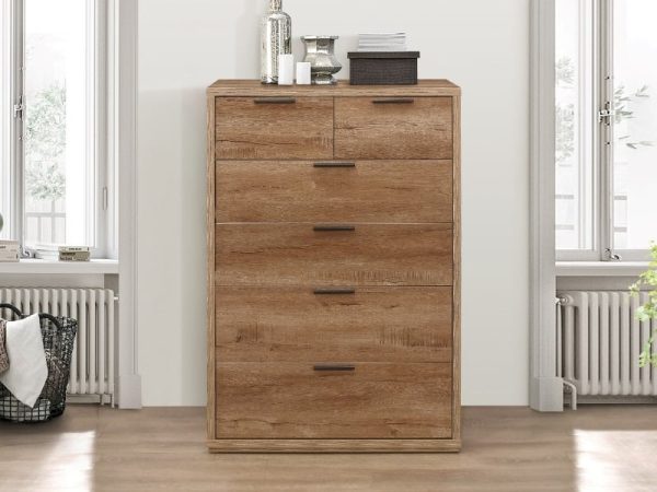 Birlea Stockwell 4 + 2 Chest Pine Drawer Chest