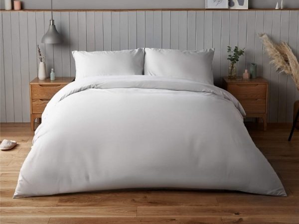 Silentnight Supersoft Duvet Set King Size White Duvet Cover