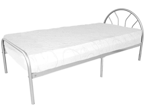 Heartlands Furniture Sydney Single Bed Single Silver Metal Bed