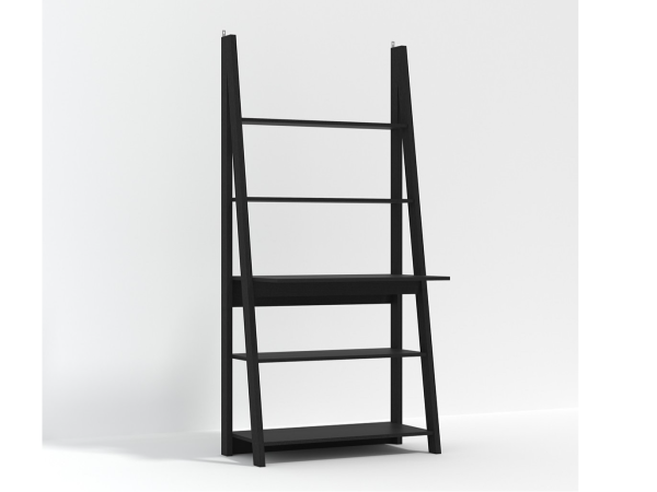 LPD Furniture Tiva Ladder Desk Black Desk