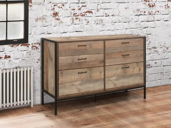 Birlea Urban 6 Drawer Wide Chest Drawer Chest