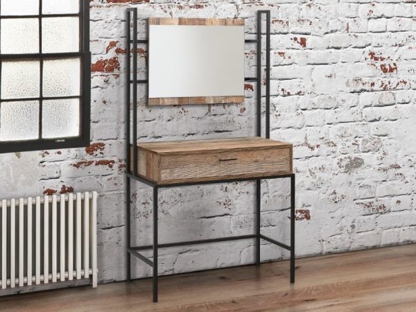 Birlea Urban Dressing Table and Mirror Rustic Dressing Table