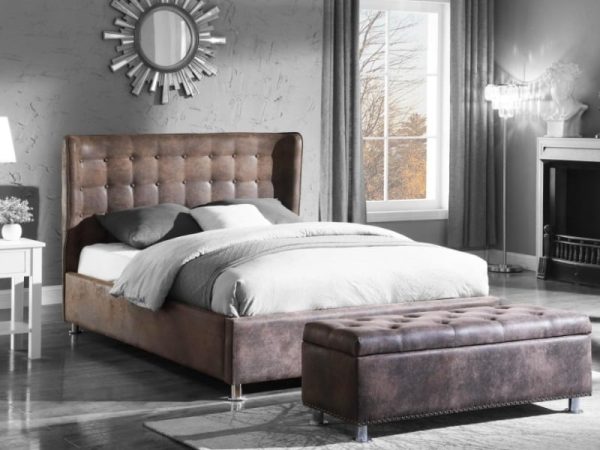 Heartlands Furniture Valencia Double Fabric Bed