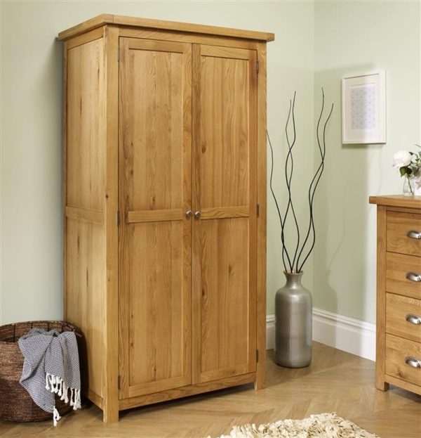 Birlea Woburn 2 Door Wardrobe Oak Oak Wardrobe