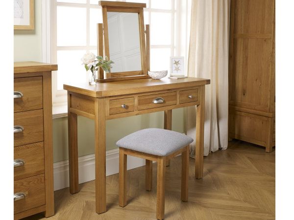 Birlea Woburn 3 Drawer Dressing Table Oak Dressing Table