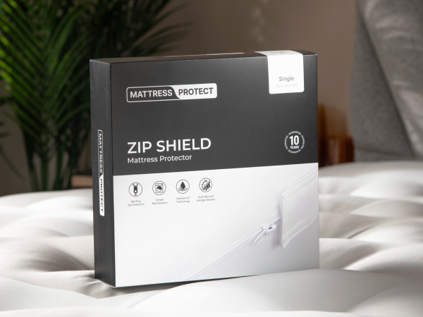 Mattress Protect Zip Shield Single Protector