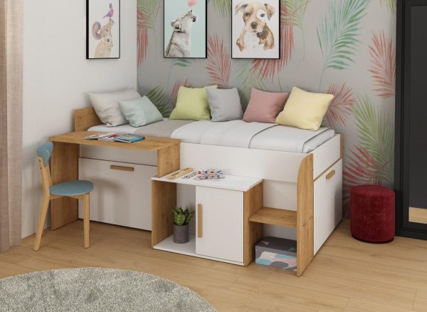 Sasha Cabin Bed 30 Euro Single White