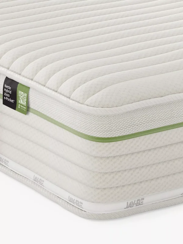 Jay Be® Natural All Seasons Nettle Hybrid 2000 Mattress Medium Tension Single