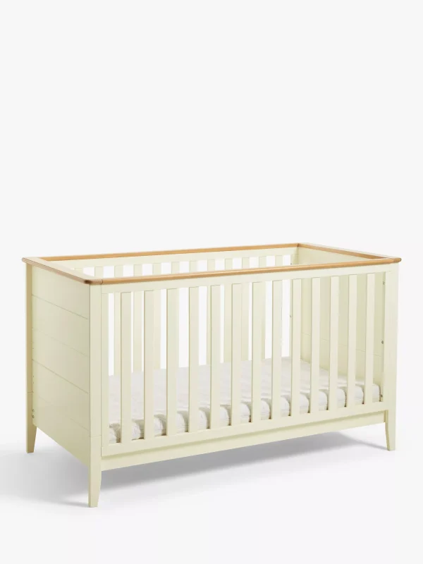 John Lewis Avery Convertible Cotbed CreamNatural