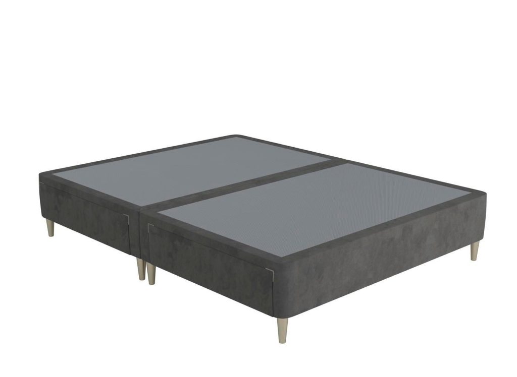 TheraPur® Shallow Divan Base 40 Small Double Grey