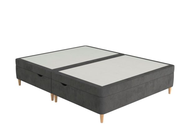 Therapur Slimline Ottoman 46 Double Grey