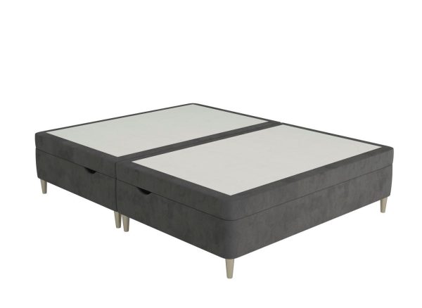 Therapur Slimline Ottoman 40 Small Double Grey