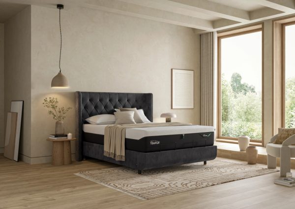 Tempur Arc Luxury Upholstered Ottoman Bed Frame