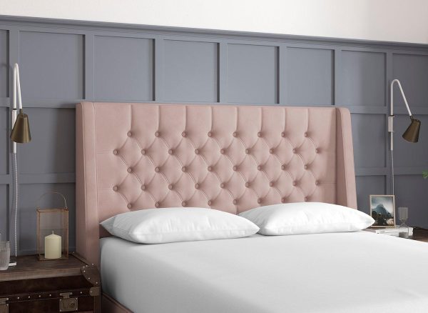 TheraPur Buckler Headboard 46 Double Pink