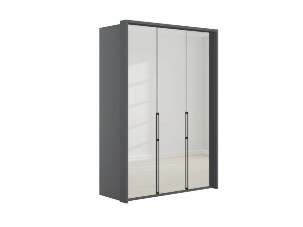 Emden 3 Door 3 Mirror Hinged Wardrobe