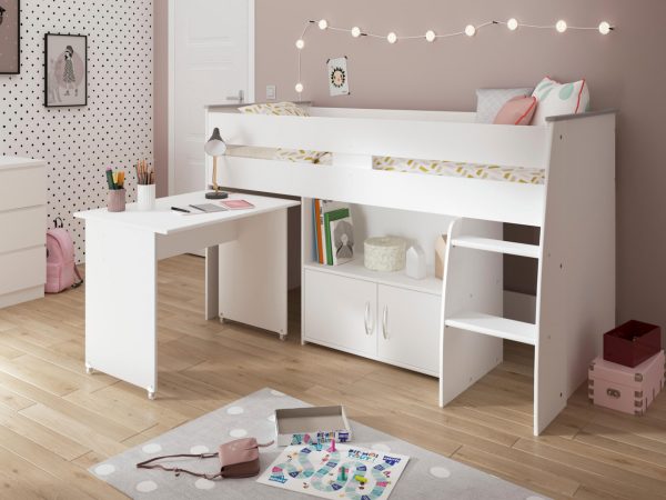 Mabel Midsleeper Desk Bed Frame