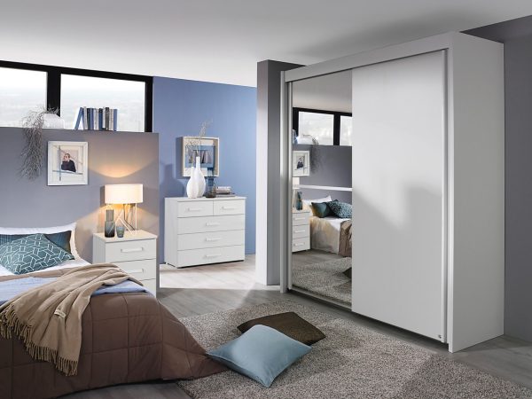 Lazio 3 Door Sliding Wardrobe with Lighting