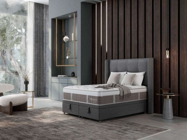 Sealy Exquisite Platinum Extravagance Divan Bed Set on Castors