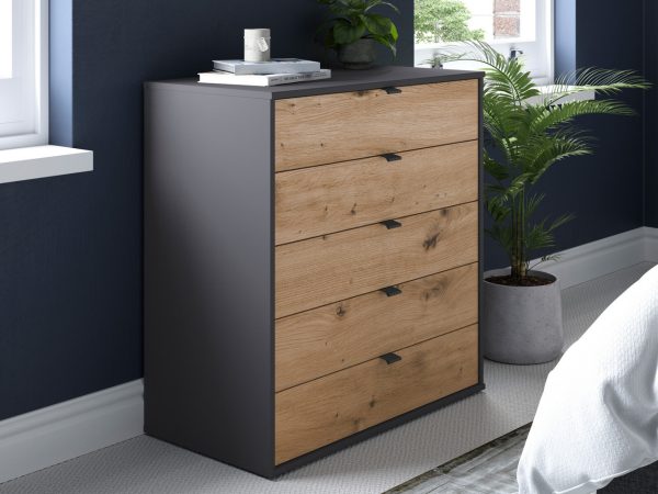 Dorsten 5 Drawer Chest Of Drawers