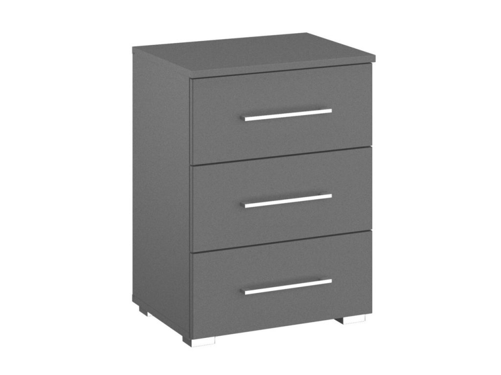 Lorenzo 3 Drawer Bedside Table