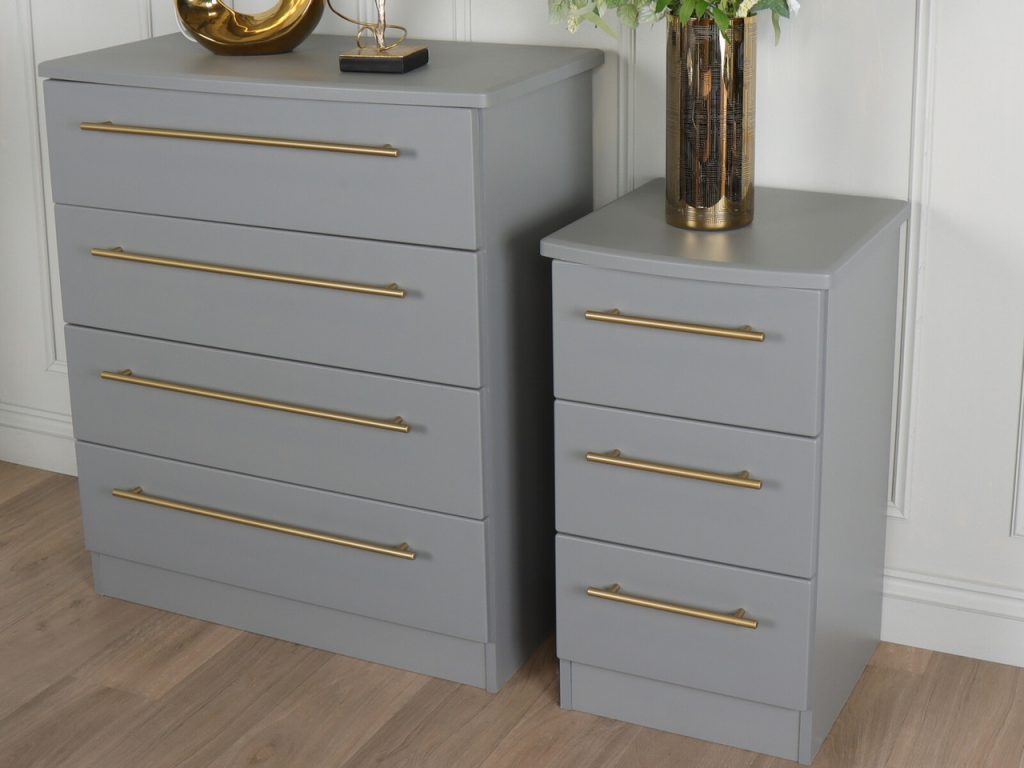 Haworth 3 Drawer Bedside Table