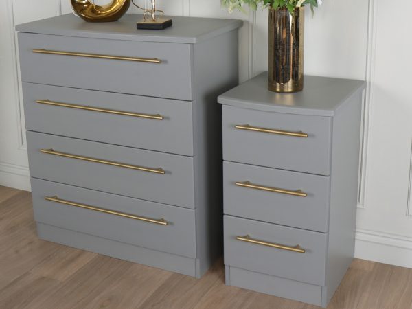 Haworth 3 Drawer Bedside Table