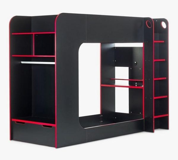 Julian Bowen Impact Gaming Bunk Bed Single