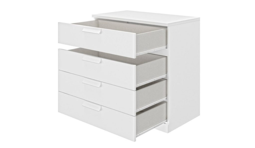 Bergen 4 Drawer Wide Chest of Drawers