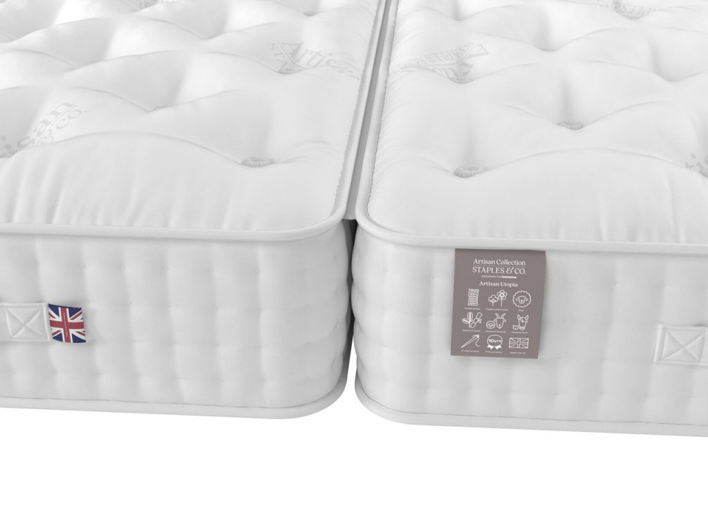 Staples  Co Artisan Utopia Zip  Link Mattress