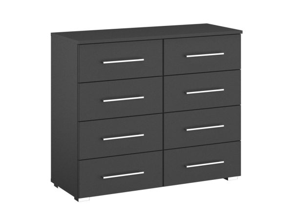 Lorenzo 4+4 Drawer Wide Chest of Drawers