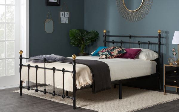 Birlea Atlas Metal Bed Frame Single Cream